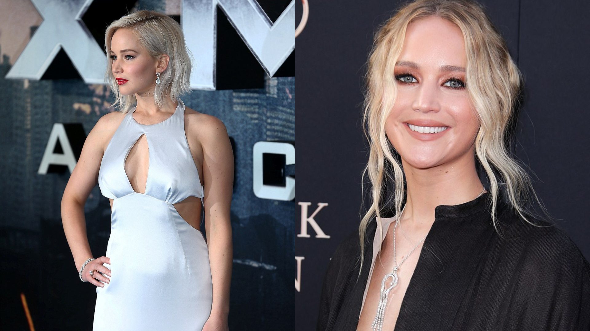 Jennifer Lawrence Stuns In A Jaw Dropping Braless Look Beneath A Nude Gown At The Dark Phoenix